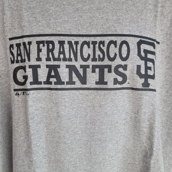 San Francisco Giants Majestic MLB Baseball T-Shirt Mens Large - Picture 4 of 7